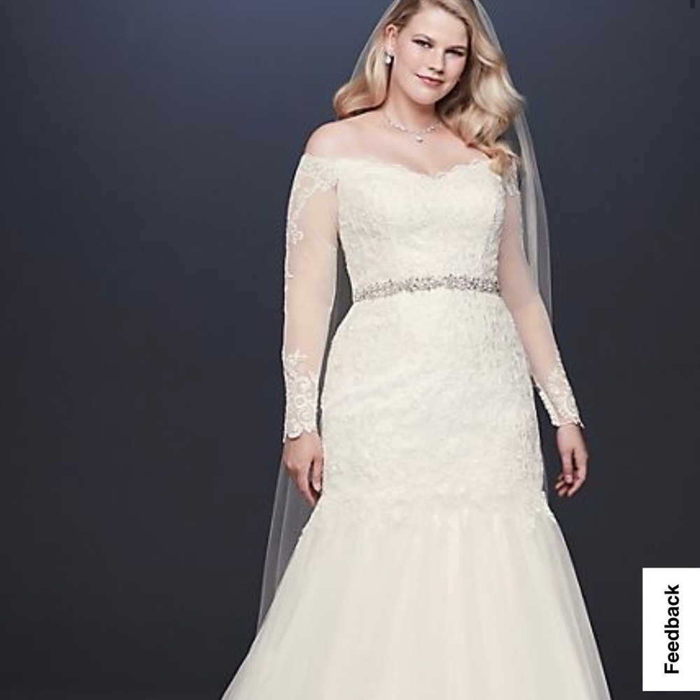 Wedding gown plus mermaid style